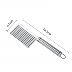 Roostevabast terasest kartulil&otilde;ikur Prae lainel&otilde;ikamisnoad K&ouml;&ouml;givilja-puuvilja sakilise teraga viilutaja hakkimismasin K&ouml;&ouml;gitarvikud