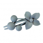 H&auml;rmas tekstuuriga Juukse k&uuml;&uuml;nis Lillekaunistus Paks &otilde;huke juukseklamber Libisemisvastane matt viimistlus Suur seljapea Juuksek&uuml;&uuml;nis Juuste aksessuaarid tumeroosa v&auml;rv