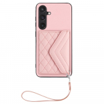 K&auml;sirihmaga klappkaardihoidja, nahast telefoni&uuml;mbris Samsung Galaxy S20 FE, S21 FE, S22, S22+, S22 Ultra, S23, S23 FE, S23+, S23 Ultra, S24, S24+, S24 Ultra jaoks Samsung Galaxy S24 Ultra must