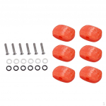 Classical guitar tuning Peg Machine Heads Buttons Knobs Handle Musical Instrument Parts Jade Red