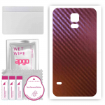 apgo skin sticker film foil vinyl for the BACK compatible with Samsung Galaxy S5 Neo G903F, scratch-resistant, easy to install - Carbon Chameleon CAKA