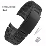 Kvaliteetne roostevabast terasest kellarihm Casio Tissot Seiko Citizeni metallist lameda/kumera otsaga rihmaga k&auml;ev&otilde;ru kella kett 20mm 22mm 22mm