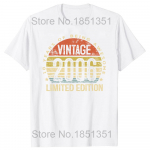 18-aastased kingitused, Vintage 2006, piiratud v&auml;ljaanne 18. s&uuml;nnip&auml;eva T-s&auml;rgid Graafilised puuvillased l&uuml;hikeste varrukatega s&uuml;nnip&auml;evakingitused Unisex T-s&auml;rk L