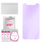 apgo Anti-Blue 9H Hybrid protective glass compatible with Xiaomi Mi 8 Pro, flexible nano glass, great replacement for tempered glass, scratch-resistan