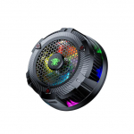 PLEXTONE EX1 Pro mobiiltelefon tahvelarvuti magnetradiaator pooljuht jahutus tagaklamber RGB valguse ventilaator must
