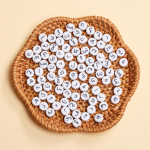 100 tk 7 mm moekad &uuml;mmargused araabia akr&uuml;&uuml;lhelmed DIY k&auml;sitsi valmistatud ehted kingitused k&auml;ev&otilde;ru kaelakee k&auml;sitsi valmistatud aksessuaarid