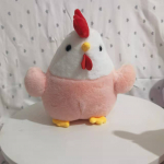 23cm Armsad kana-pl&uuml;&uuml;sist nukkm&auml;nguasjad lastele loomad kanad pl&uuml;&uuml;sist m&auml;nguasjad t&uuml;drukud magavad pehme t&auml;idisega kananukk s&uuml;nnip&auml;evakingitused 23CM