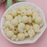 Kodu Peotarbed K&auml;ev&otilde;rud DIY 20TK Ehete valmistamine Kaelakee Kumm 21*11mm Lahtised Helmed Kommihelmed helekollane v&auml;rv