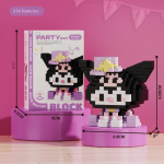 Peoloom Micro Diamond Ehitusklotsid Loovad harivad m&auml;nguasjad t&uuml;drukutele 6/7/8/10 aastased kingitused Small mouse-276Pcs