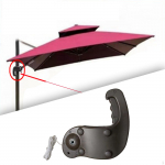 Patio vihmavarju v&auml;nda k&auml;epideme varuosad Kulumiskindlad p&auml;ikesevarju tarvikud &otilde;ues