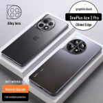 OnePlus Ace3 J&auml;&auml;tunud metallist telefoni&uuml;mbris koos k&otilde;ikeh&otilde;lmava l&auml;&auml;tsekaitsega, k&otilde;rgekvaliteediline pehmete servadega kaitse&uuml;mbris. Graphite Black Frosted with Electroplated Frame