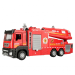 1/32 M&otilde;&otilde;tkavas Tulet&otilde;rjeauto Mudel M&auml;nguauto Metallist Valatud Valguse ja Muusikaga Simulatsiooniga Pihustusp&auml;&auml;steauto Mudelid Lastele S&uuml;nnip&auml;evakingituseks punane