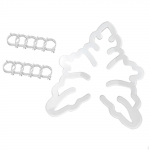 Plant Support Clips Flower Clamp Easy to Use Vegetable Fastening Clip for Vegetables Roses Oval