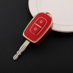 Moodne TPU kaugjuhtimispuldi v&otilde;tme&uuml;mbrise kate Renault Duster Sandero Logan Clio Captur Laguna Scen 2 nupuga v&otilde;tmeta tarvikud punane