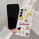 T&uuml;drukute mustriga pehme silikoon&uuml;mbris Xiaomi Redmi Note 13 Pro 13C Samsung A55 M35 S24 iPhone Huawei Honor Realme kaamerale kaitsev p&otilde;rutuskindel kate Samsung Galaxy S9 Plus valge