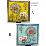 110*110cm kahepoolne siidisall naiste helde sall mooruspuu siidisall 110*110cm