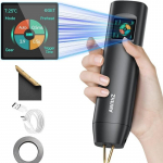 Aku punktkeevitus, 1,5-tolline LCD 99 k&auml;iguga reguleeritav k&auml;eshoitav punktkeevitus, automaatne ja k&auml;sitsi režiimis mini-kaasaskantav punktkeevitus, punktkeevitus 18650 aku jaoks must