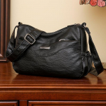 Pehmest PU-nahast luksuslikud k&auml;ekotid rahakotid naiste kotid disainitud &otilde;lakott naistele 2024. aasta talvetrendi messenger-kotid must