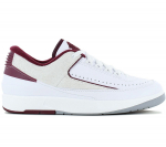 Jordan 2 Retro Low - Herren Sneakers Schuhe Wei&szlig;-Rot DV9956-103 ORIGINAL EU 43 US 9.5 valge