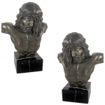 Jesus - statuette of Jesus, bust on a stone base, Art-Dog sculpture