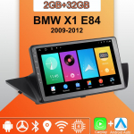 Android Carplay autoraadio BMW X1 E84 2009-2012 multimeediumipleieri peakomplekti stereo GPS-navigatsioon BT WIFI 2+32GB 1+16GB
