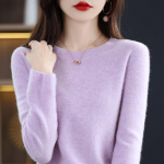 Naiste ka&scaron;miirist sviiter Qinghe ka&scaron;miir 30% ka&scaron;miir 70% vill Naiste s&uuml;gis- ja talvine ka&scaron;miirist pullover pehme ja soe L valge