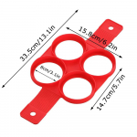 Munapannkoogir&otilde;ngas Nonstick pannkoogivalmistamisvorm Silikoonist munakeetja Praemunavormija Omletivormid k&ouml;&ouml;gik&uuml;psetustarvikute jaoks