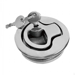 Marine Boat Easy to Install Noiselessly Cabinet Door Lock Hardware Round Pull Latch for