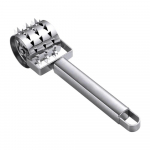 K&auml;eshoitav lihapehmendaja roostevabast terasest rullitav lahtine lihavasara rull steak-veiseliha sealiha jaoks K&ouml;&ouml;gi k&uuml;psetust&ouml;&ouml;riist