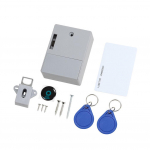 Elektrooniline digitaalne n&auml;htamatu v&otilde;tmeta lukk garderoobikapi sahtlile valge