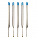 5/10/20 tk L:3,9 pastapliiatsi t&auml;idis Parkeri pliiatsite jaoks Keskmise otsaga sinised punased mustad tindivardad kontoritarvete kirjutamiseks 5 PCS
