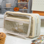 L&auml;bipaistev esitasku pliiatsikott, suure mahutavusega 8-kihiline hoiukott kirjatarvete kooli jaoks