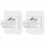 Rack Organiser V&otilde;imas ukse riidepuu varda riputusklamber Kardinapuu hoidja Kardinapuu kronsteinid 2pcs puhas