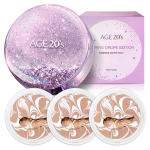 Age to Wenness Shining Drop Pact Edition Case + Refill 12.5g x 3p, No. 23, 1 set gray