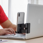 Nutitelefoni tugi - SHOP-STORY - CLIPLINK - Mitu asendit - &Uuml;hilduvad tahvelarvutid - Reguleeritav n&ouml;&ouml;pn&otilde;el