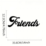 1 tk Amis Love Wall Art &ndash; metallist seinakaunistus, raudkunsti siluett, koduaktsent ja kunstiteos stiilse interj&ouml;&ouml;ri jaoks must