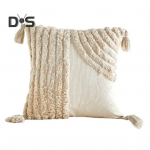 Tutiga padjap&uuml;&uuml;r Boheemlaslik L&uuml;hike pl&uuml;&uuml;sis narmastega sisustus Kontori diivani kaunistus Padja kate elutuba magamistuba autoistme padi 45x45cm