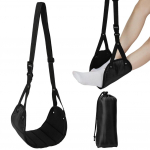 Lennuki jalatugi Kaasaskantav lennukijalg V&otilde;rkkiik Pika lennu Essentials Kontori jalatoed Jalatugi koju reisimiseks must