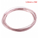 Bonsai traat anodeeritud alumiiniumist Bonsai treeningtraat kokku 16,5 jalga (Pruun)) 1.0mm