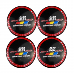56 mm autoratta keskosa rummu korgi kleebis auto rehvi embleemi m&auml;rgi kleebis Honda Mugen Power Typer Civic City Odyssey Vezel CRV Fit jaoks