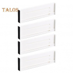 2/4 tk sahtlite hoiustamisjagajad Lihtne paigaldus Korduvkasutatavad reguleeritavad sahtli korraldaja laiendatavad eraldajad Short 2pcs