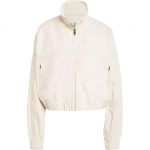 Adidas Originals Premium Essentials Spordijakk Vintage L&uuml;hike Denim Spordijakk Lahtine Pikkade Varrukatega Jakk Naiste Jakk Helepruun IW5748 XL