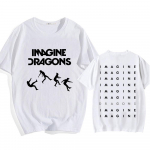 Imagine Dragons Loom Tour 2025 T-s&auml;rk l&uuml;hikeste varrukatega puuvillased meeste/naiste s&auml;rgid, kvaliteetsed pehmed unisex t&auml;navar&otilde;ivad, hip-hop mood L