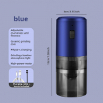Kohviveski TYPE-C USB laadimisega professionaalne keraamiline jahvatuss&uuml;damik kohviubade veski veski Uued kaasaskantavad elektrilised kohvit&ouml;&ouml;riistad punane