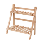 Yousheng Puidust Laua Hoiuriiul Kahekihiline Kokkupandav Disain Sile Serv Gratsivaba Dekoratiivne Taimealus Vitriinriiul