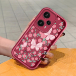 Pehme silikoonist ruudukujulise redeliga printimismustriga telefoni korpus, t&auml;iskaanega kaamera p&otilde;rutuskindel kaitse kummist &uuml;mbris Xiaomi Redmi jaoks Xiaomi Poco F2 Pro pruun