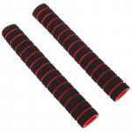 1 paar mitmeotstarbelist jalgrattas&otilde;idu treeningvarustust horisontaalne riba t&otilde;mbek&auml;epidemega k&auml;snvahust k&auml;epide jalgrattasaali koduseks fitnessiks punane