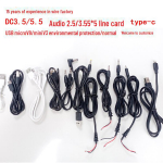 V8 Android Type-C USB k&uuml;&uuml;narnuki laadijakaabel Huawei jaoks, DC5521 kaardipea kaabel Customized Line