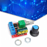 5V-35V alalisvoolu mootori kiiruse regulaator 5A l&uuml;liti ja LED-dimmeriga PWM speed regulator 5A switching function