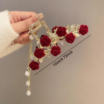 Elegantsed Roosi Tuttide Juuksek&uuml;&uuml;ned Naistele T&uuml;drukutele Magusad Mitmek&uuml;lgsed Hai Klambrid Peen peojuukseaksessuaarid Kingitused L